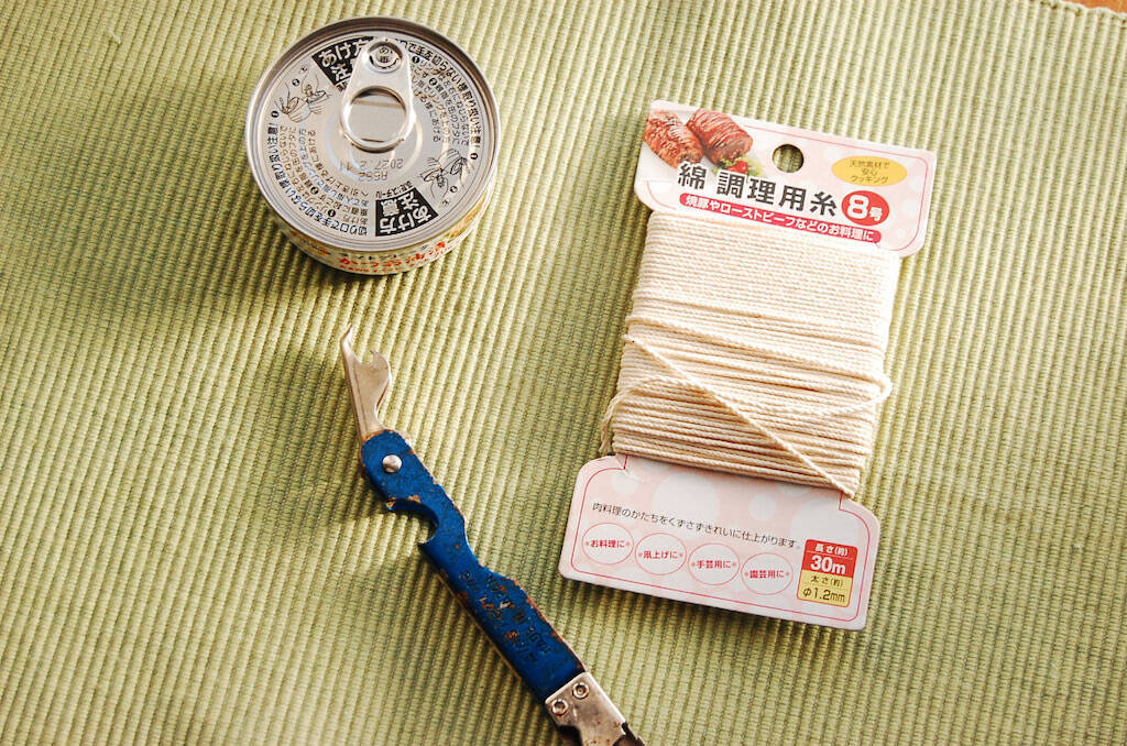 【まさかのツナ缶で災害対策】衝撃画像！「ツナの油でランプ」灯してみた！2時間は持つって本当なの!?