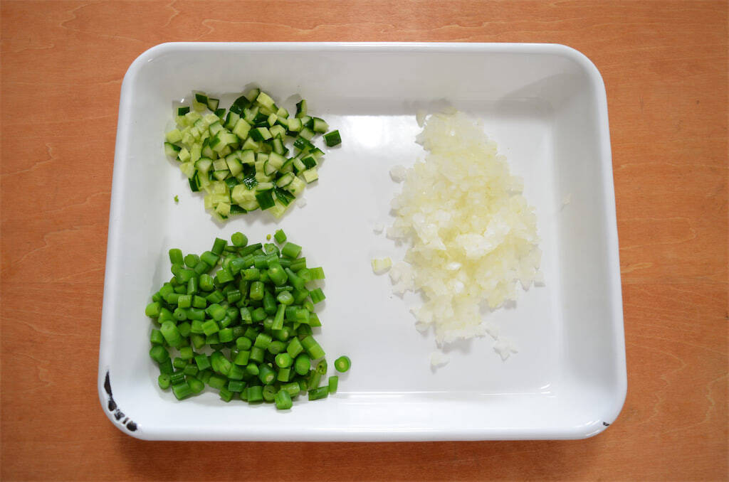 【美しい森のようなパスタ】きゅうりの汁でクスクスを戻す!?「きゅうりのタブーレ」作ってみた！【農家直伝】