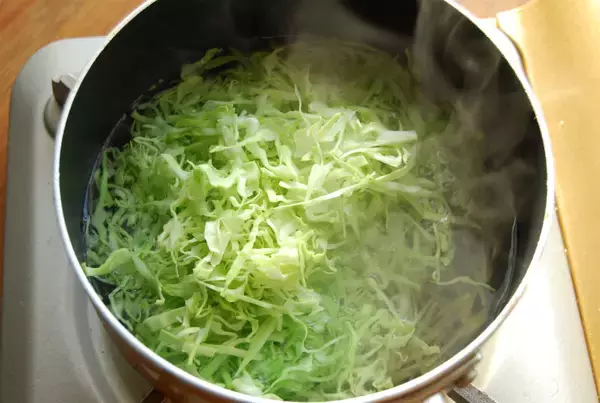 「【みそ汁に千切りを!?】「春キャベツのみそ汁」はふんわり優しいお味なの♡千切りしょうががシャキピリ♪」の画像