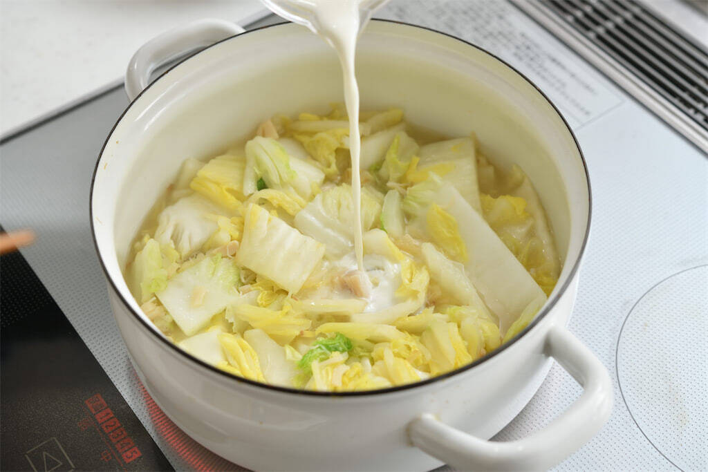 【農家直伝！白菜レシピ】免疫力爆上げ「白菜のクリーム煮」熱々ソースがトロトロ白菜に絡む～！至極の味わい