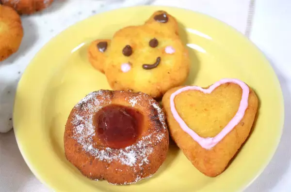 「【農家直伝】蒸しパンミックスで失敗知らず！「おからドーナツ」作ってみた！お豆腐の香りふんわり♡」の画像