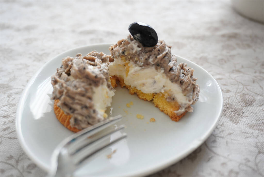 【余りおせちを活用】黒豆が高級ケーキに!?フジッコ直伝「絶品モンブラン」作ってみた！これが漆黒のくちどけ…♡