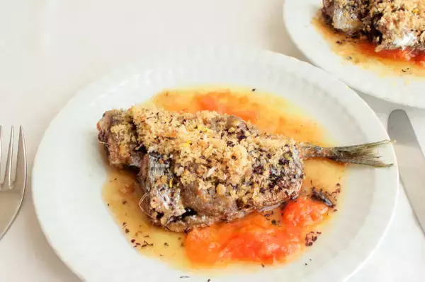 「伊料理の重鎮・原田シェフが【さんまでイタリアン】フレッシュトマトのパン粉焼きに挑戦！肝ソースがキモ♡」の画像