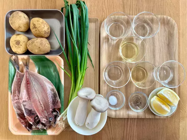 「【笠原は新じゃがを魚と炒める】干物の旨味すげぇ！「アジと新じゃがのネギ塩炒め」が期待値上回った件」の画像