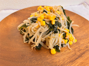 【ラーメンみたいなサラダ】もやし1袋使って「にんにく味噌サラダ」作ってみた！火を使わず5分で完成♪