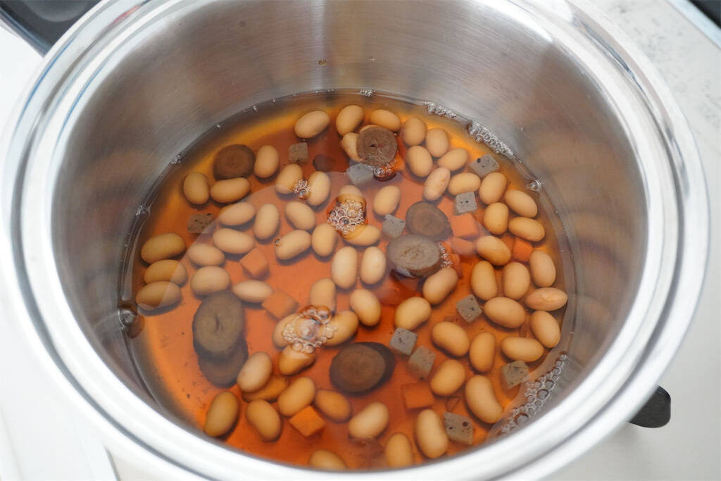 【肉なしでも大満足！】フジッコの「おまめさん」で爆速卵とじ丼作ってみた♪煮汁が甘辛でコスパ最強♡