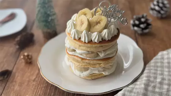 「【センスも技術も不要】フライパンで焼く「米粉のネイキッドケーキ」でクリスマスを楽しも♡【元パティシエ直伝】」の画像