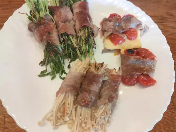 【調理の新説】肉巻きはフライパンで焼くな！「魚焼きグリル」ならヘルシー＆カリっと仕上がる♪【農家直伝】