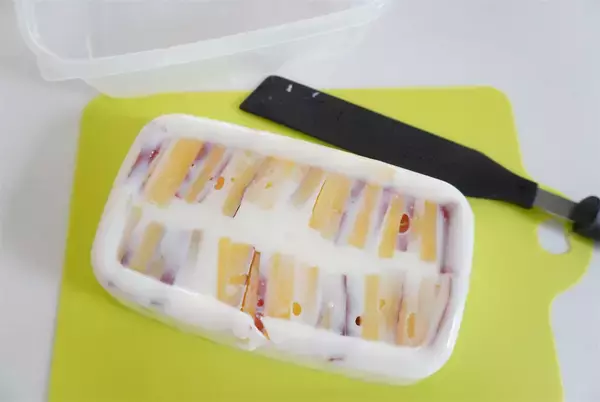 「【さつまいもがツルン♪】飲めるぞ♡「牛乳かん」にさつまいもをINする新スイーツ作ってみた！【農家直伝】」の画像