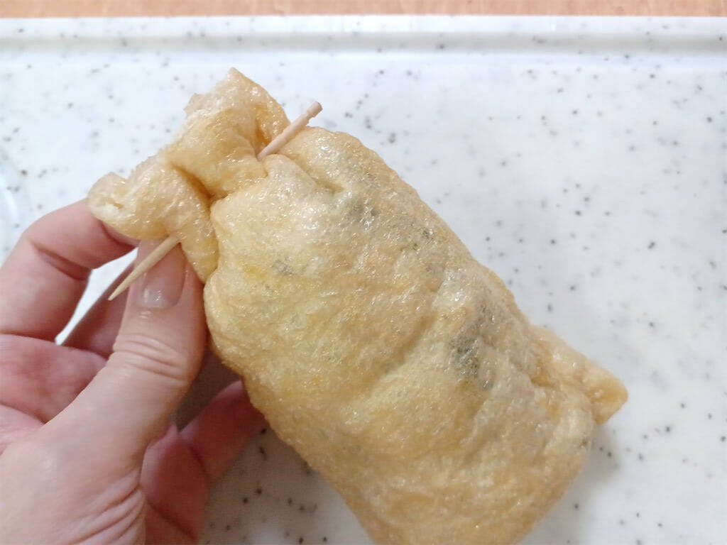 【新世紀ゆでたまご】生卵を詰めて煮る「油揚げの袋煮」作ってみた！だし汁シミシミ大優勝♪【農家直伝】