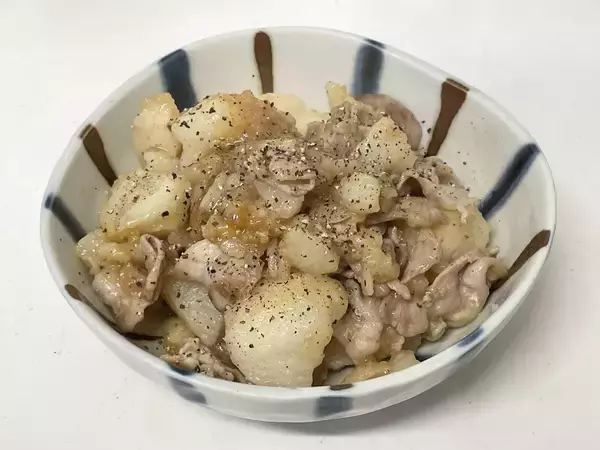 「【馬場ごはん】長芋の2種の食感が楽しい「たたき長芋炒め」に挑戦！トロトロでホクホク♡豚の脂もいい仕事」の画像