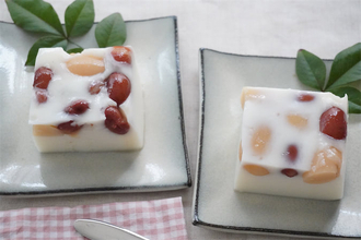 【市販の煮豆ですぐ作れる】ミルキーでリッチな「豆入りミルクかん」作ってみた！ヘルシーさも◎【農家直伝】