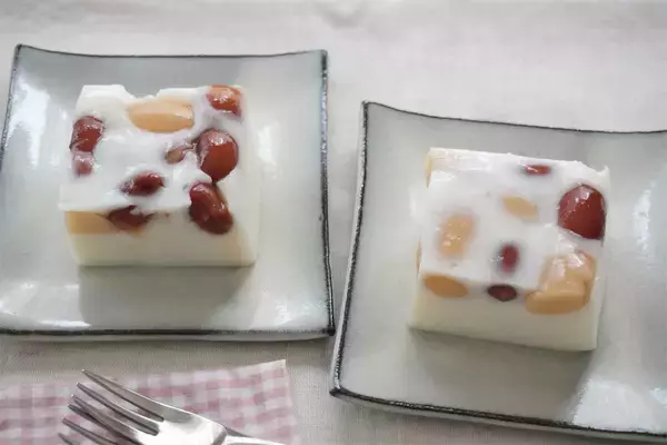 「【市販の煮豆ですぐ作れる】ミルキーでリッチな「豆入りミルクかん」作ってみた！ヘルシーさも◎【農家直伝】」の画像