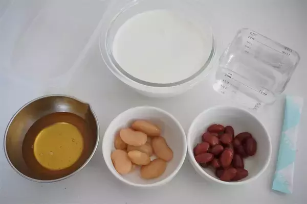 「【市販の煮豆ですぐ作れる】ミルキーでリッチな「豆入りミルクかん」作ってみた！ヘルシーさも◎【農家直伝】」の画像