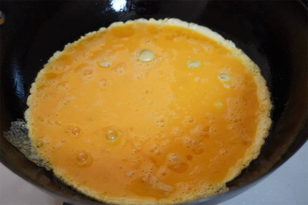 【キャベツの代わりにニラ使用】それだけで「とん平焼き」がふわトロに！チーズのコラボも◎【農家直伝】