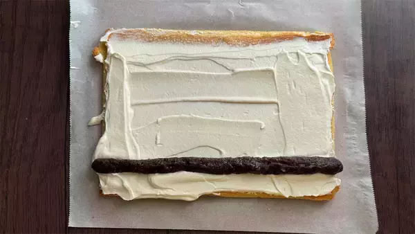 「【きな粉好き必食！】米粉でふんわり「きな粉ロールケーキ」はあんこ×生クリームが絶品♡【元パティシエ直伝】」の画像