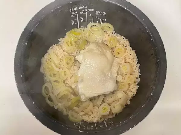 「炊飯器で本格エスニック！「ねぎたっぷりカオマンガイ」作ってみた！【香味ダレも絶品】」の画像
