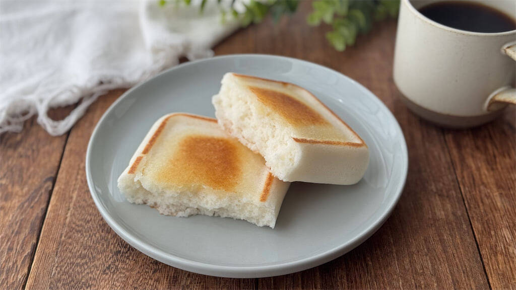 【10分で米粉パン完成】レンジで「米粉の食パントースト風」ができる！サクもち神食感♡【元パティシエ直伝】