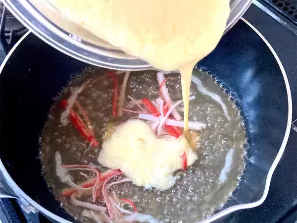 「【アスパラの裏ワザ】圧倒的なシャキシャキ食感に茹でる方法とは⁉ふわんふわんの「淡雪あんかけ」に挑戦♪」の画像