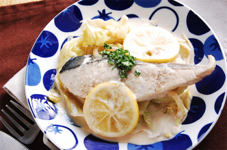【サワラと生クリーム相性いいんだって】レモン爽やかな洋風煮作ってみた！コクがあるのに後味サッパリ♪