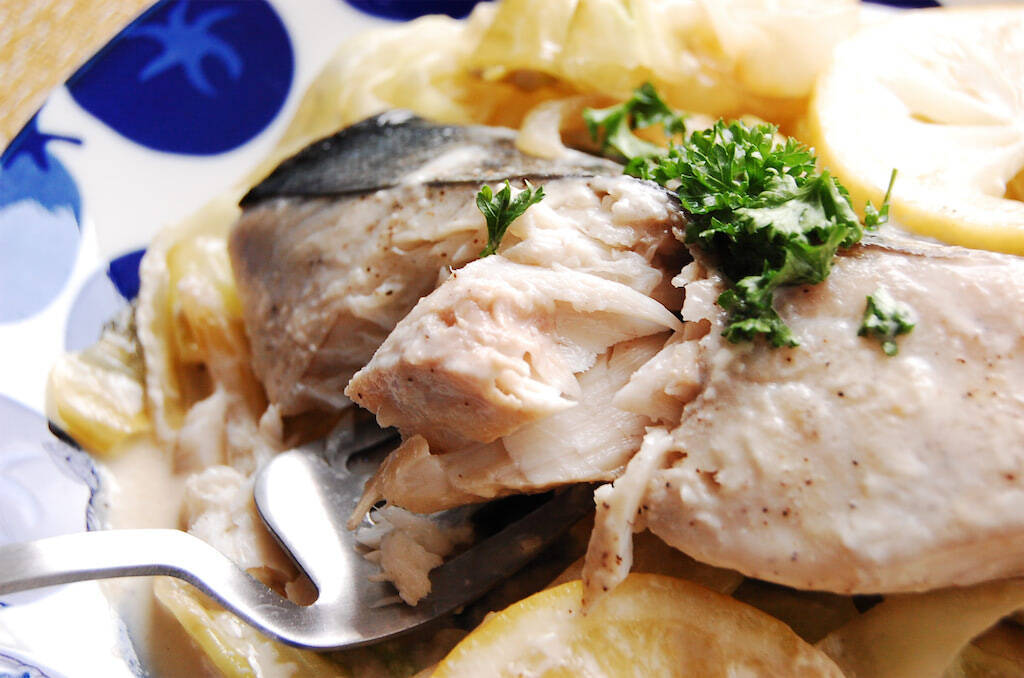 【サワラと生クリーム相性いいんだって】レモン爽やかな洋風煮作ってみた！コクがあるのに後味サッパリ♪