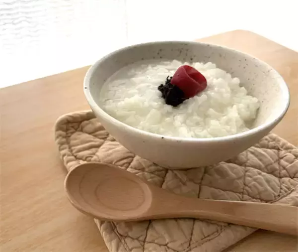 【風邪引きはじめにはコレ】のど痛…発熱…よし「大根と梅干しのお粥」作ろう！サイコロ大根がトロンと優しい♪