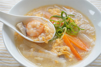 らっきょう酢で本格派「サンラータン風スープ」作ってみた！麺の代わりに大麦!?酸っぱヘルシー♡【農家直伝】