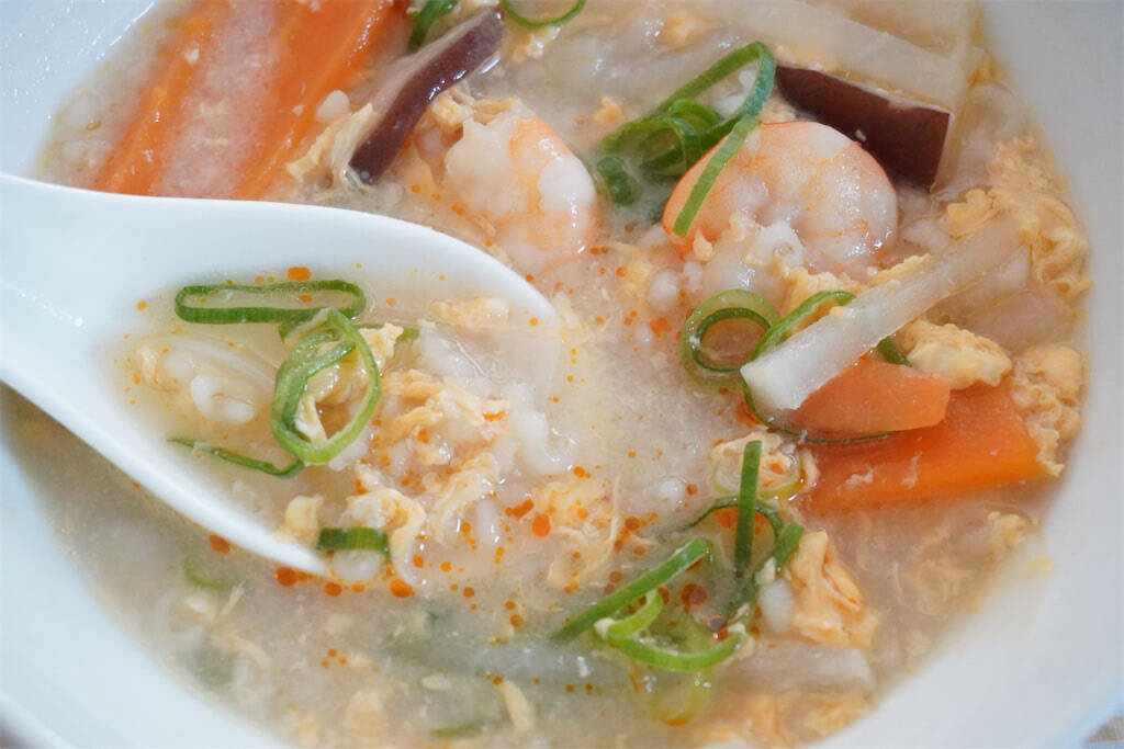 らっきょう酢で本格派「サンラータン風スープ」作ってみた！麺の代わりに大麦!?酸っぱヘルシー♡【農家直伝】