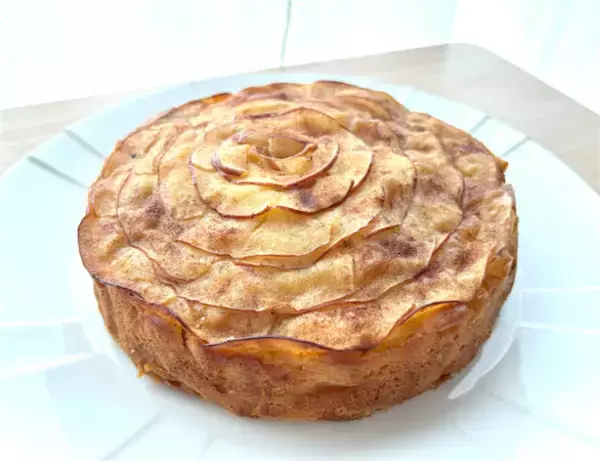 【韓国発】花びらのようなリンゴの重なりが美しい♡「可愛いアップルケーキ」に挑戦！外カリッ中しっとり