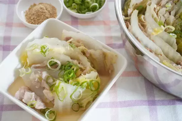 「【長野県のミルフィーユ鍋】めんつゆ一発で極旨に♪白菜と豚肉の重ね方にもワザあり～！【農家直伝】」の画像