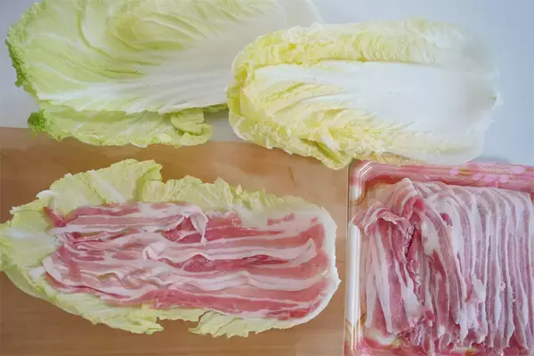 「【長野県のミルフィーユ鍋】めんつゆ一発で極旨に♪白菜と豚肉の重ね方にもワザあり～！【農家直伝】」の画像