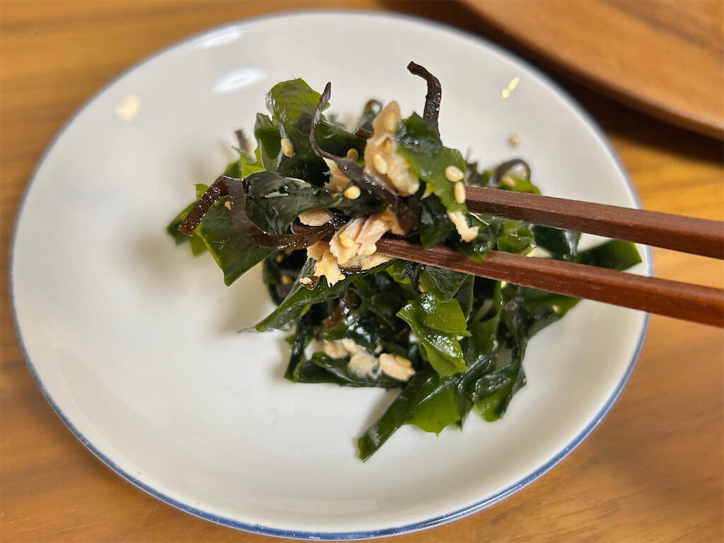 【海藻サラダの最適解】乾燥わかめで作れる「極上サラダ」作ってみた！ツナ＆塩こんぶで旨味爆上げ♪
