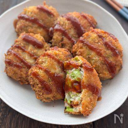 【春限定】メンチっぽいのに軽やかな「春キャベツカツ」作ってみた！パン粉は薄めでふんわりシャキサクッ♪