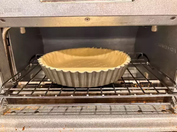 「【冷凍パイシート＆トースターで簡単】さつまいもとりんごで「スイーツキッシュ」作ってみた！ホクっと甘酸っぱ♪」の画像