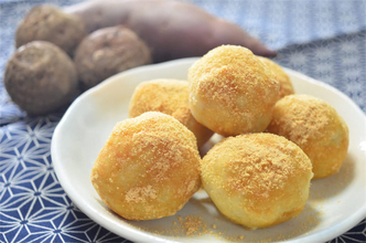 【芋好き必食】さつまいもと里芋がバトル!?「けんかもち」作ってみた！いや、仲良すぎかよ♡【高知の郷土食】