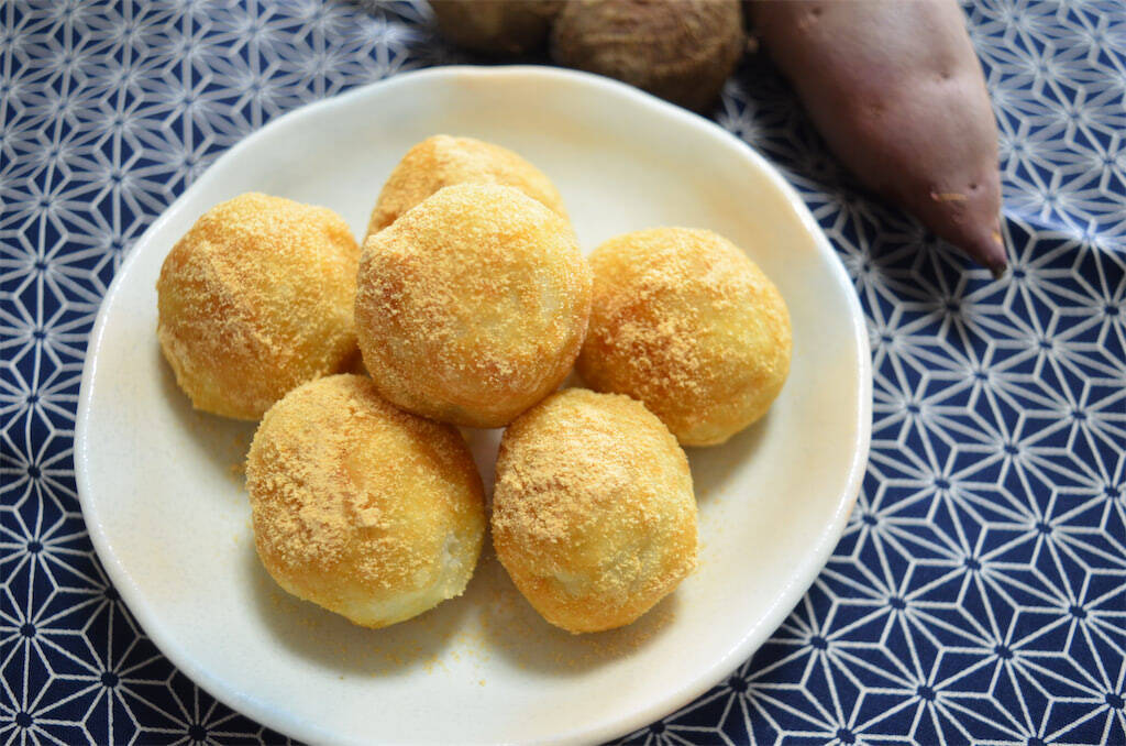 【芋好き必食】さつまいもと里芋がバトル!?「けんかもち」作ってみた！いや、仲良すぎかよ♡【高知の郷土食】