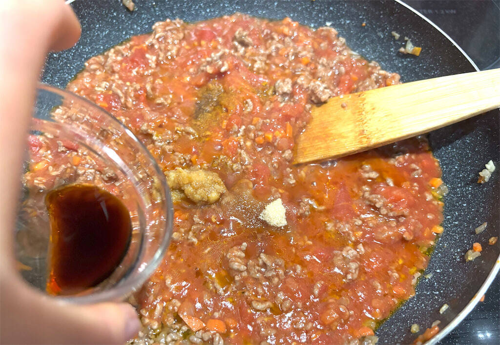 【薬膳マイスターおすすめ】のミートソースは「みそ」と「カレー粉」入り!?コクまろ深くて温まる〜♡