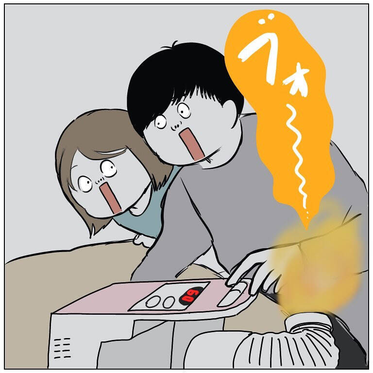 【家電あるある】寒い夜、壊れた布団乾燥機の「起死回生」を願った結果…カーニバルが起きた!?【momoの漫画】