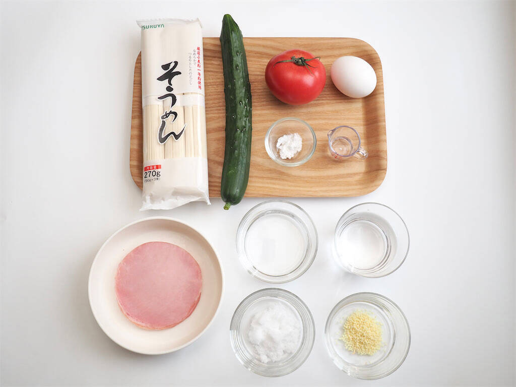 【そうめんでイイの!?】自家製ダレで絶品「冷やし中華そうめん」作ってみた！甘酸っぱくてツルンと爽快♪