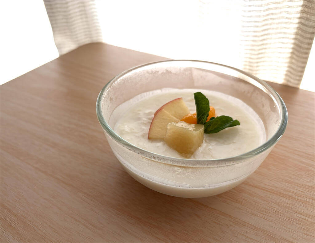 【スイーツな甘酒】砂糖不使用・美容にも良さげな「甘酒とヨーグルトのゼリー」作ってみた！やさしい甘味なの♡