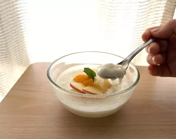 「【スイーツな甘酒】砂糖不使用・美容にも良さげな「甘酒とヨーグルトのゼリー」作ってみた！やさしい甘味なの♡」の画像
