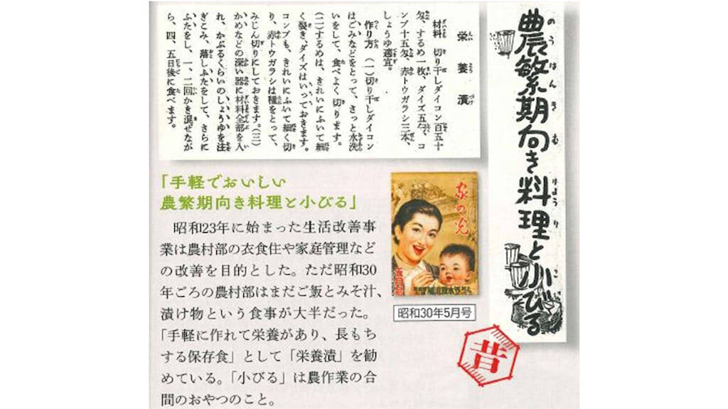 【昭和30年のエナジーフード】疲れを吹き飛ばす「栄養漬」にトライ！乾物で作れて日持ちするって最強やん？