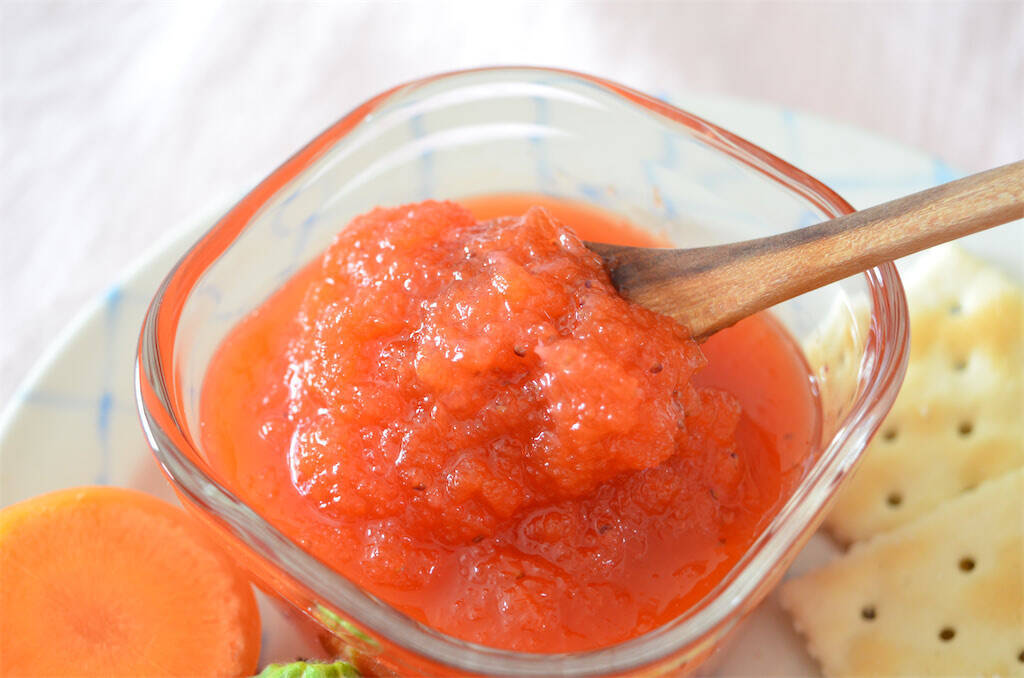 【果物と野菜のイイとこ取り】いちごに「にんじん」加えたら…極上ジャムになった件！すりおろし食感が新しい♪