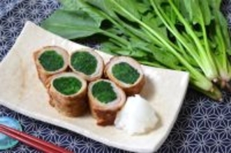 【しょうがでマンネリ打破】肉巻きを「しょうが焼き風」で作ってみた！ほうれん草からお肉の旨みエキスが♡