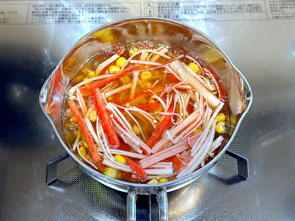 【ブロッコリーの意外な食べ方】茹でたらカニかま餡をたっぷり！で、本格中華風のごちそうに！子どもも即完食♡