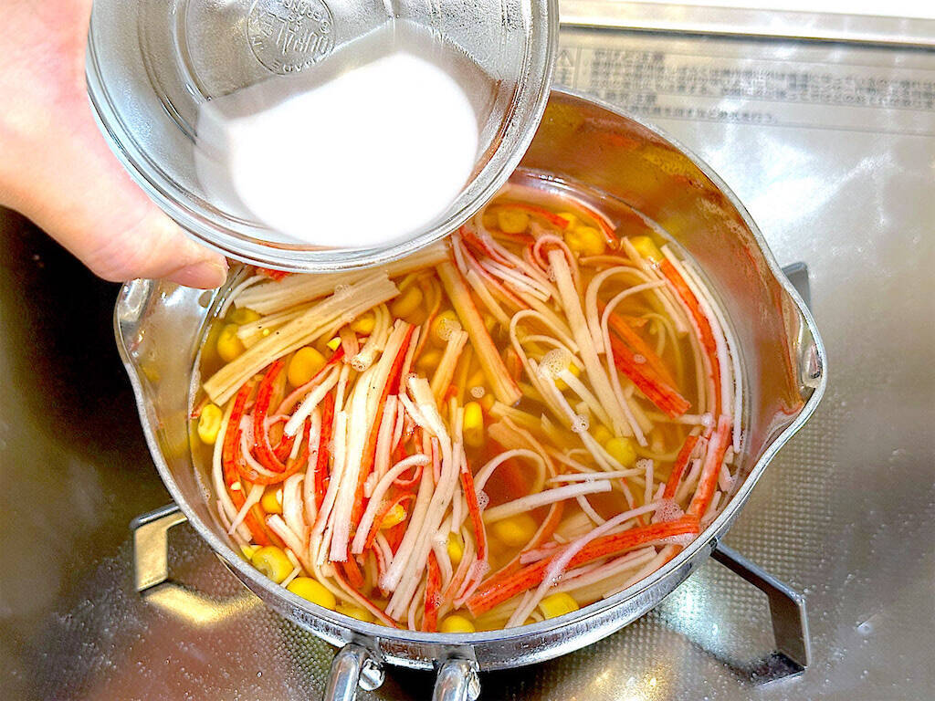 【ブロッコリーの意外な食べ方】茹でたらカニかま餡をたっぷり！で、本格中華風のごちそうに！子どもも即完食♡
