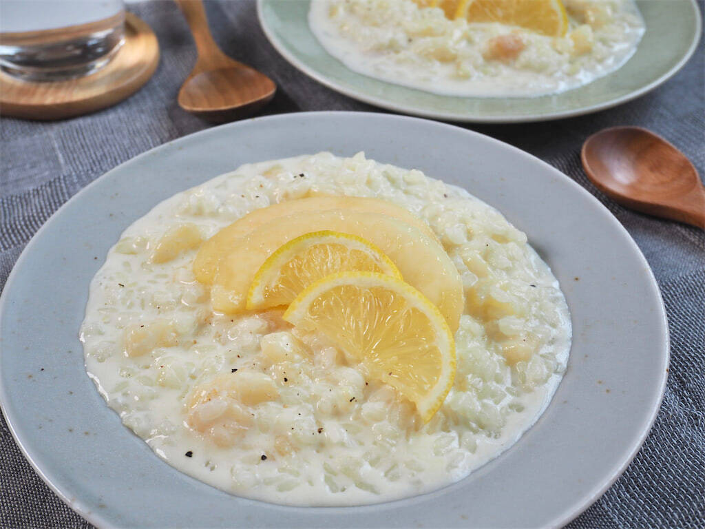 【桃をご飯に入れる!?】まるで高級イタリアン♪な「桃のミルクリゾット」作ってみた！【コンテスト優秀作】
