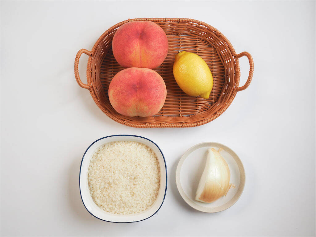 【桃をご飯に入れる!?】まるで高級イタリアン♪な「桃のミルクリゾット」作ってみた！【コンテスト優秀作】