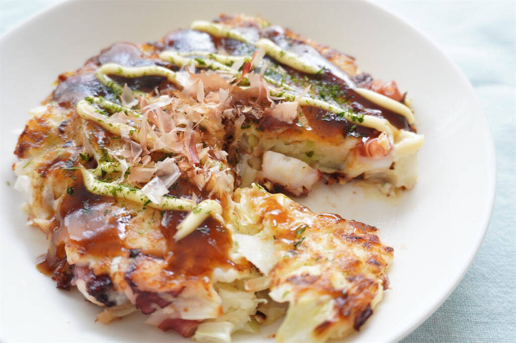 【シン・粉モンゲットだぜ！】イイとこ取りな「お好みたこ焼き」作ってみた！カリッと焼いて口福♡【農家直伝】