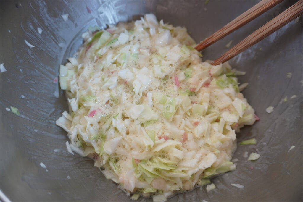 【シン・粉モンゲットだぜ！】イイとこ取りな「お好みたこ焼き」作ってみた！カリッと焼いて口福♡【農家直伝】